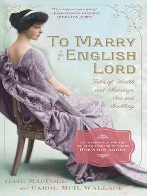 cover image of To Marry an English Lord
